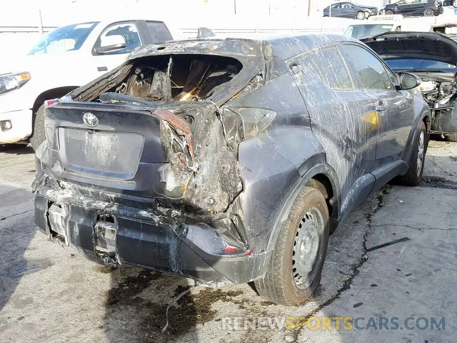 4 Photograph of a damaged car JTNKHMBX2K1030855 TOYOTA C-HR 2019