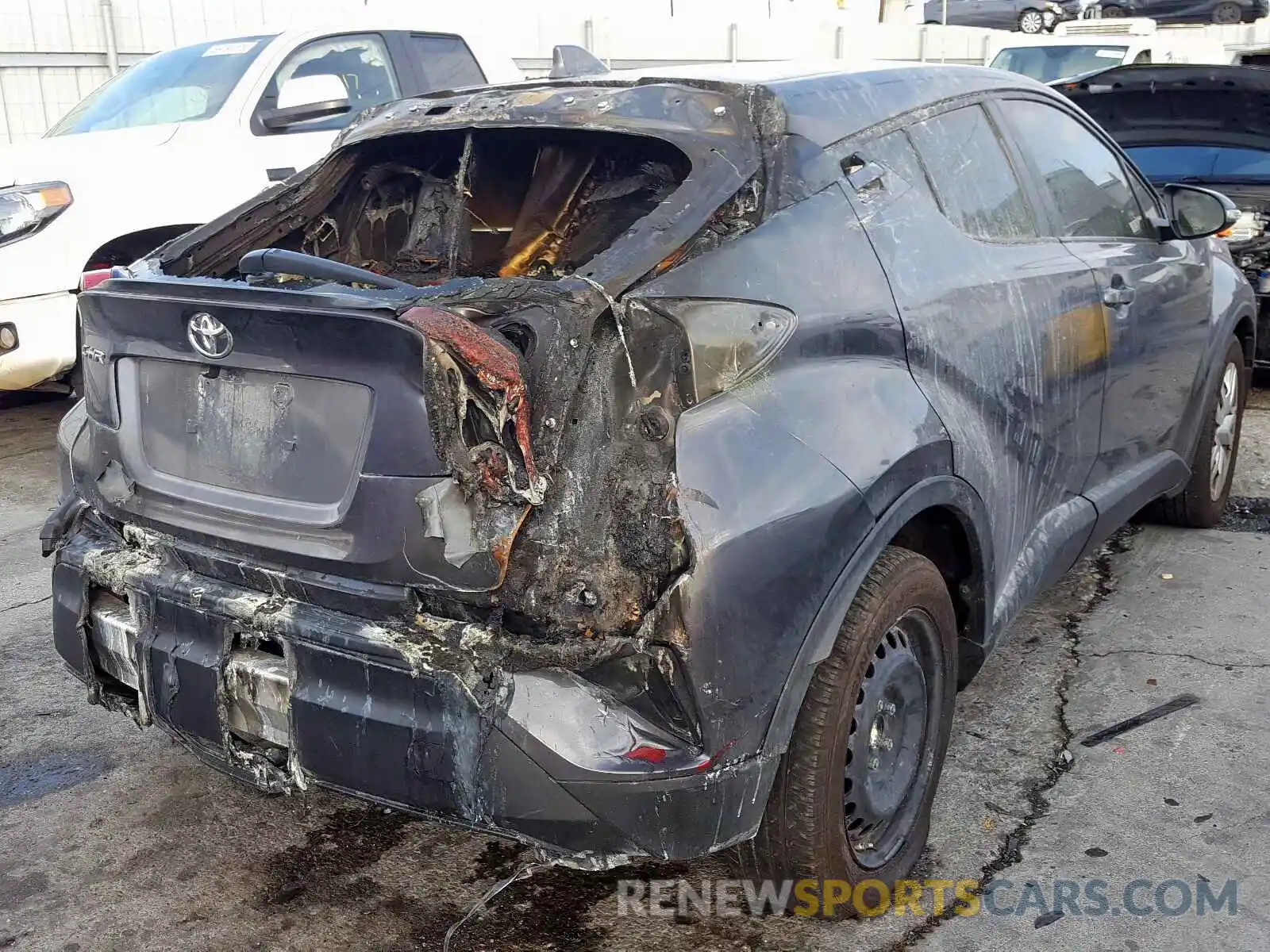 9 Photograph of a damaged car JTNKHMBX2K1030855 TOYOTA C-HR 2019