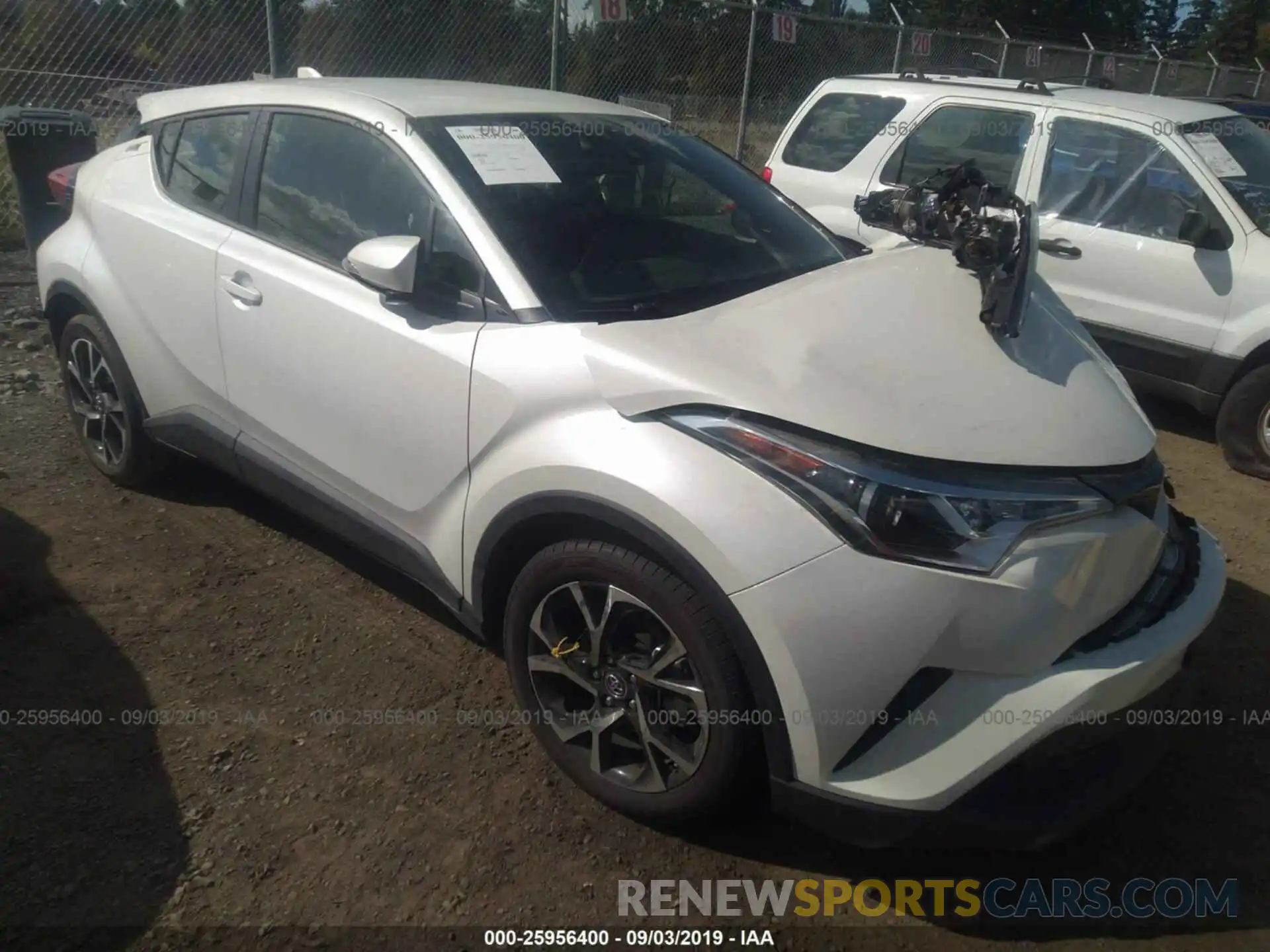 1 Photograph of a damaged car JTNKHMBX2K1031164 TOYOTA C-HR 2019