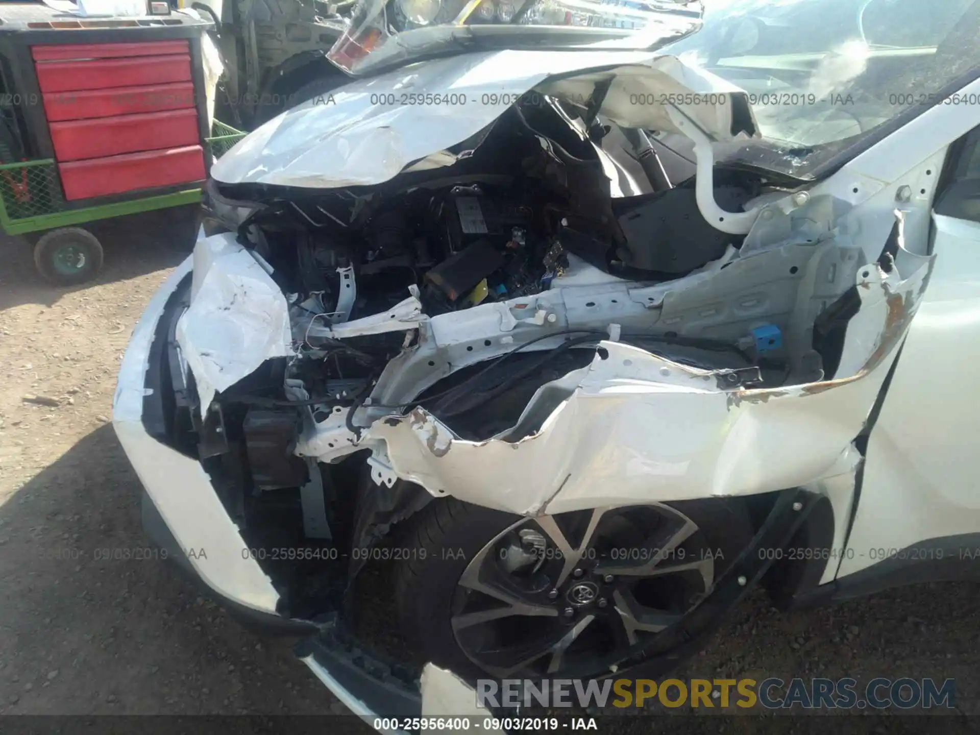 6 Photograph of a damaged car JTNKHMBX2K1031164 TOYOTA C-HR 2019