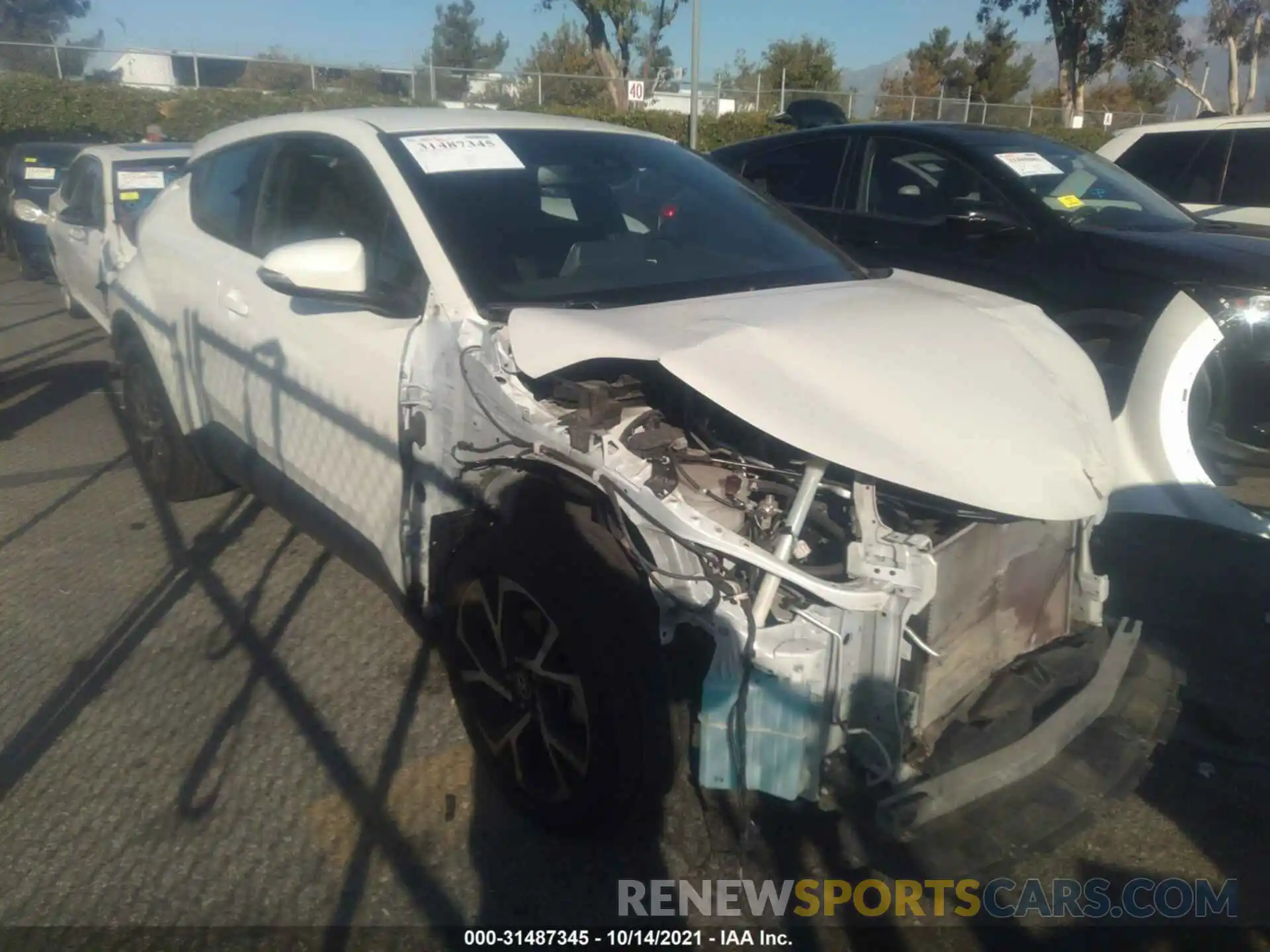 1 Photograph of a damaged car JTNKHMBX2K1031469 TOYOTA C-HR 2019