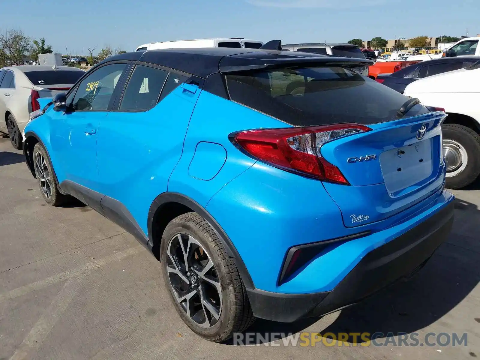 3 Photograph of a damaged car JTNKHMBX2K1031696 TOYOTA C-HR 2019