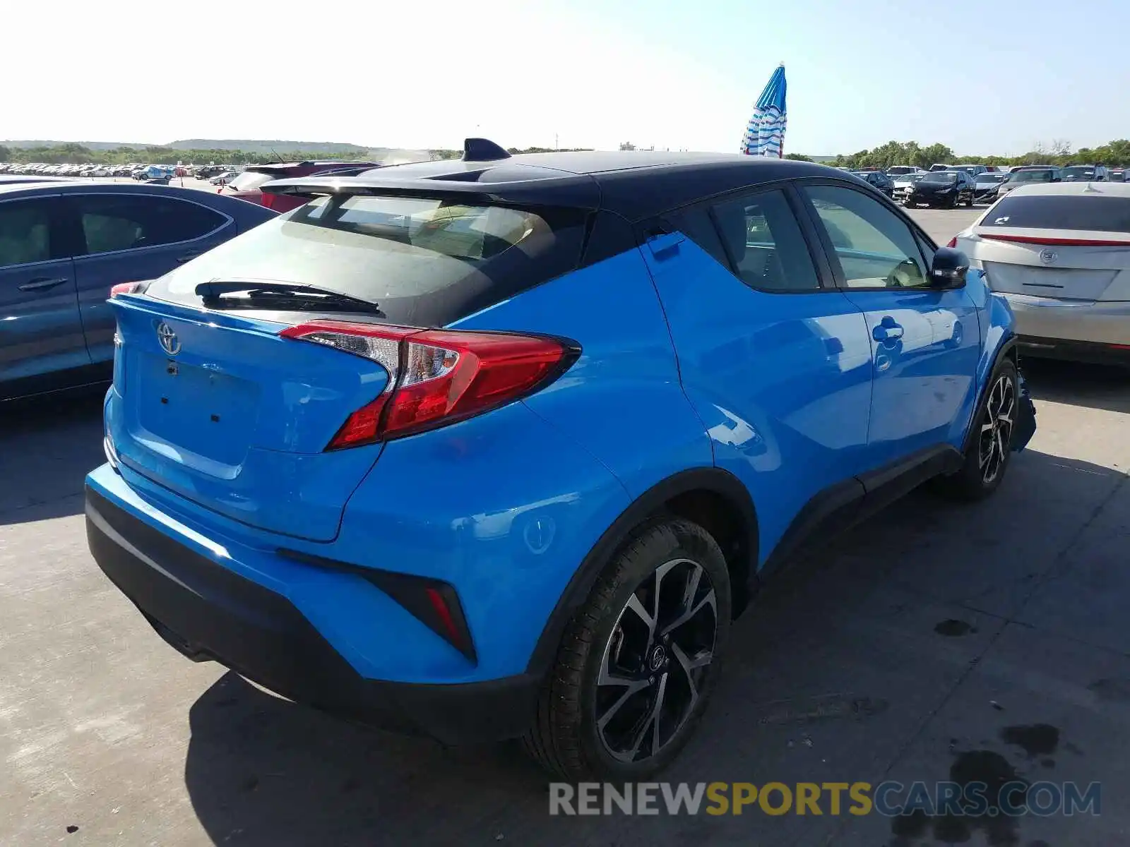 4 Photograph of a damaged car JTNKHMBX2K1031696 TOYOTA C-HR 2019