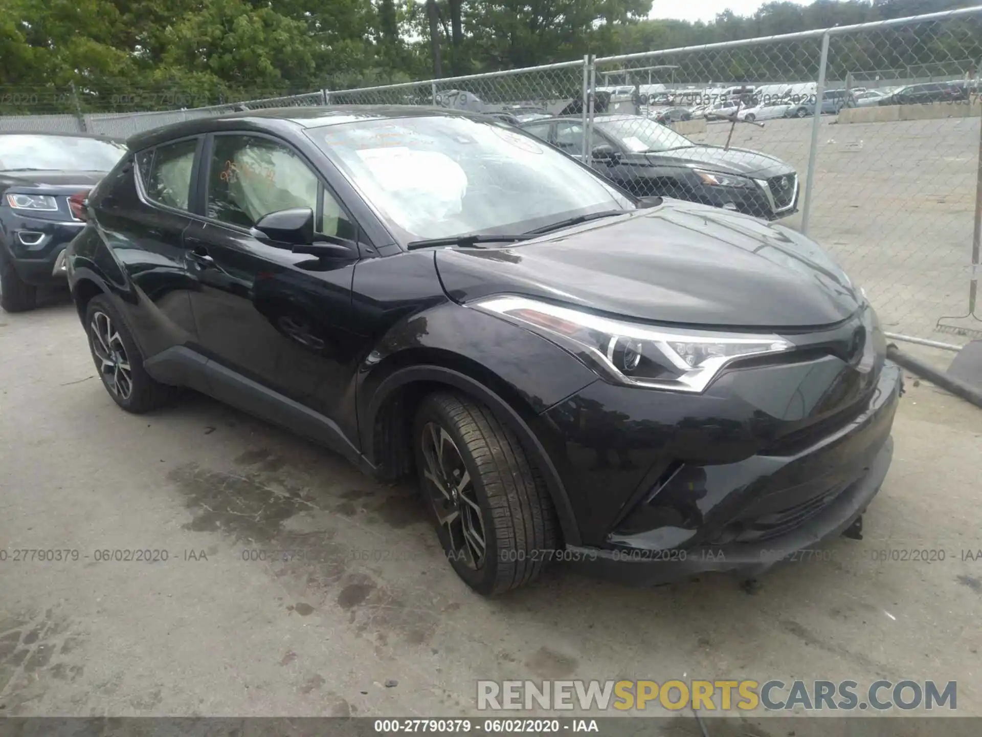 1 Photograph of a damaged car JTNKHMBX2K1032718 TOYOTA C-HR 2019