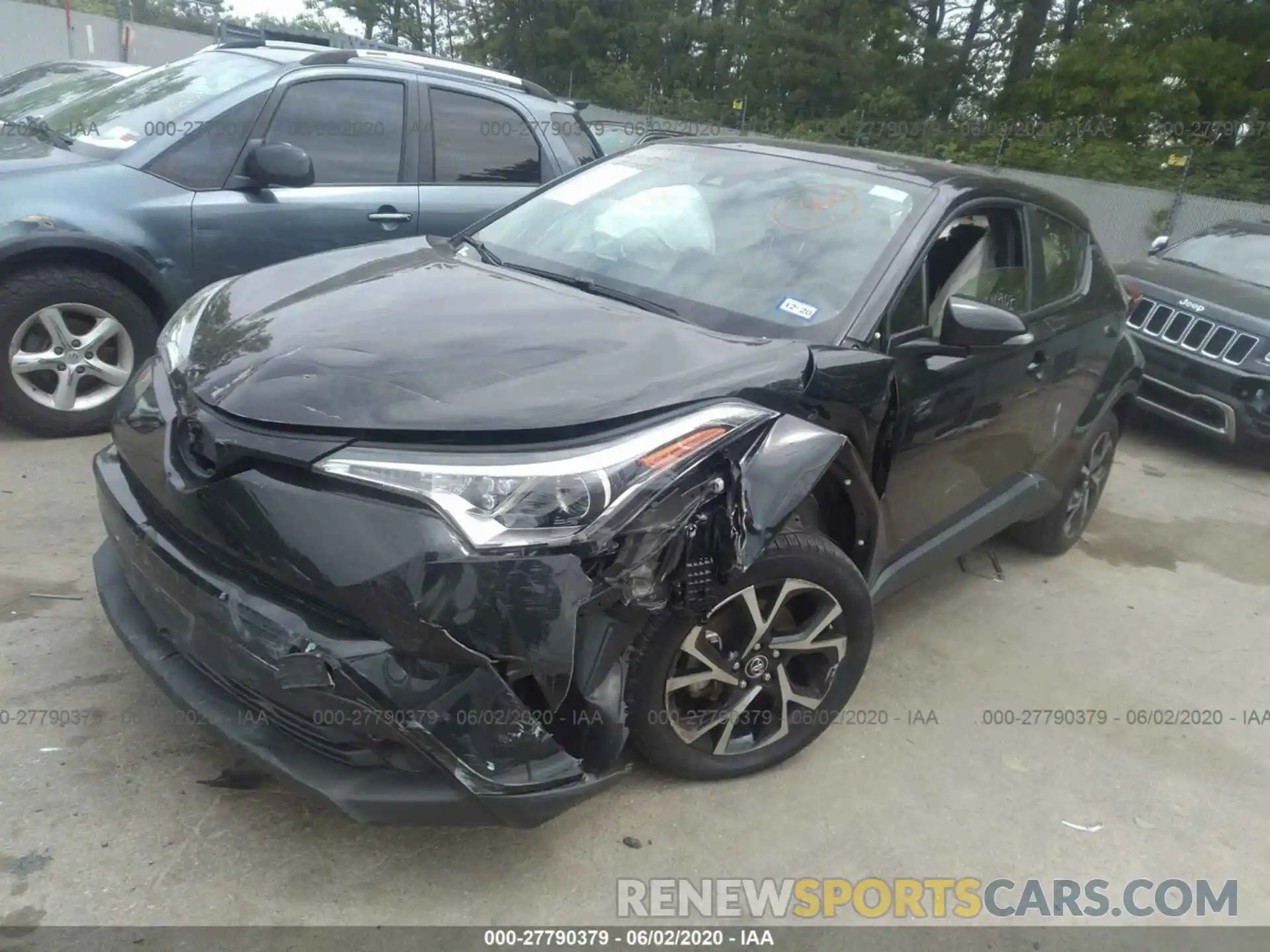 2 Photograph of a damaged car JTNKHMBX2K1032718 TOYOTA C-HR 2019