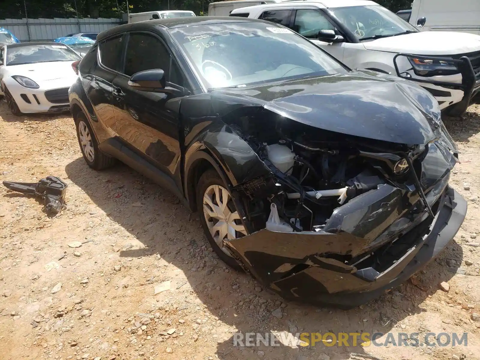 1 Photograph of a damaged car JTNKHMBX2K1033044 TOYOTA C-HR 2019