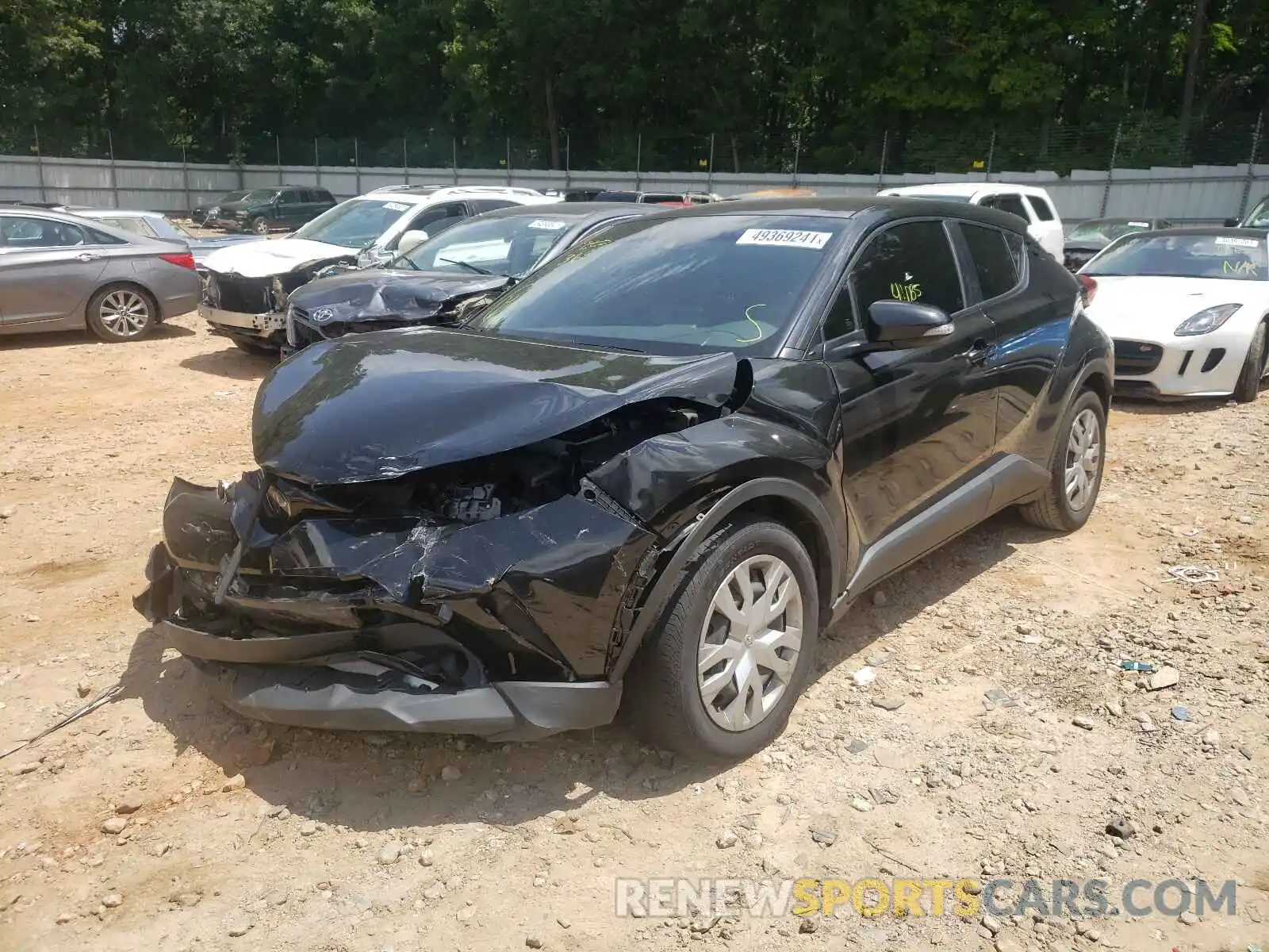 2 Photograph of a damaged car JTNKHMBX2K1033044 TOYOTA C-HR 2019