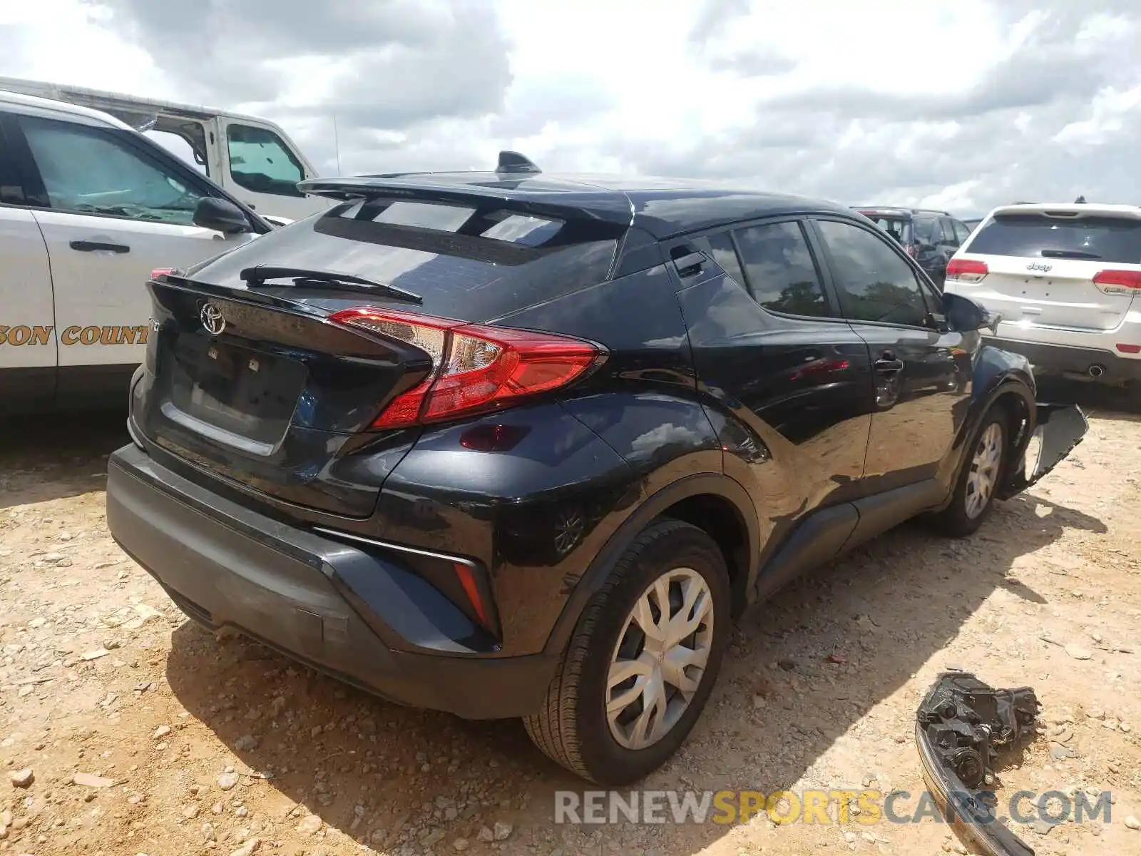 4 Photograph of a damaged car JTNKHMBX2K1033044 TOYOTA C-HR 2019