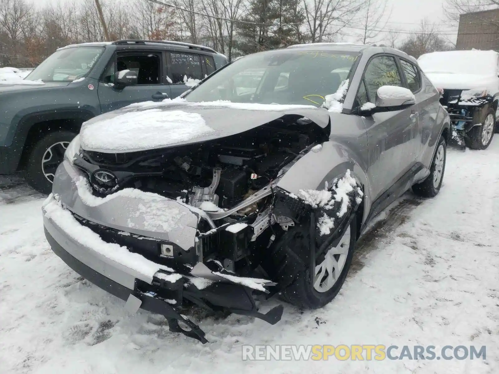 2 Photograph of a damaged car JTNKHMBX2K1033089 TOYOTA C-HR 2019