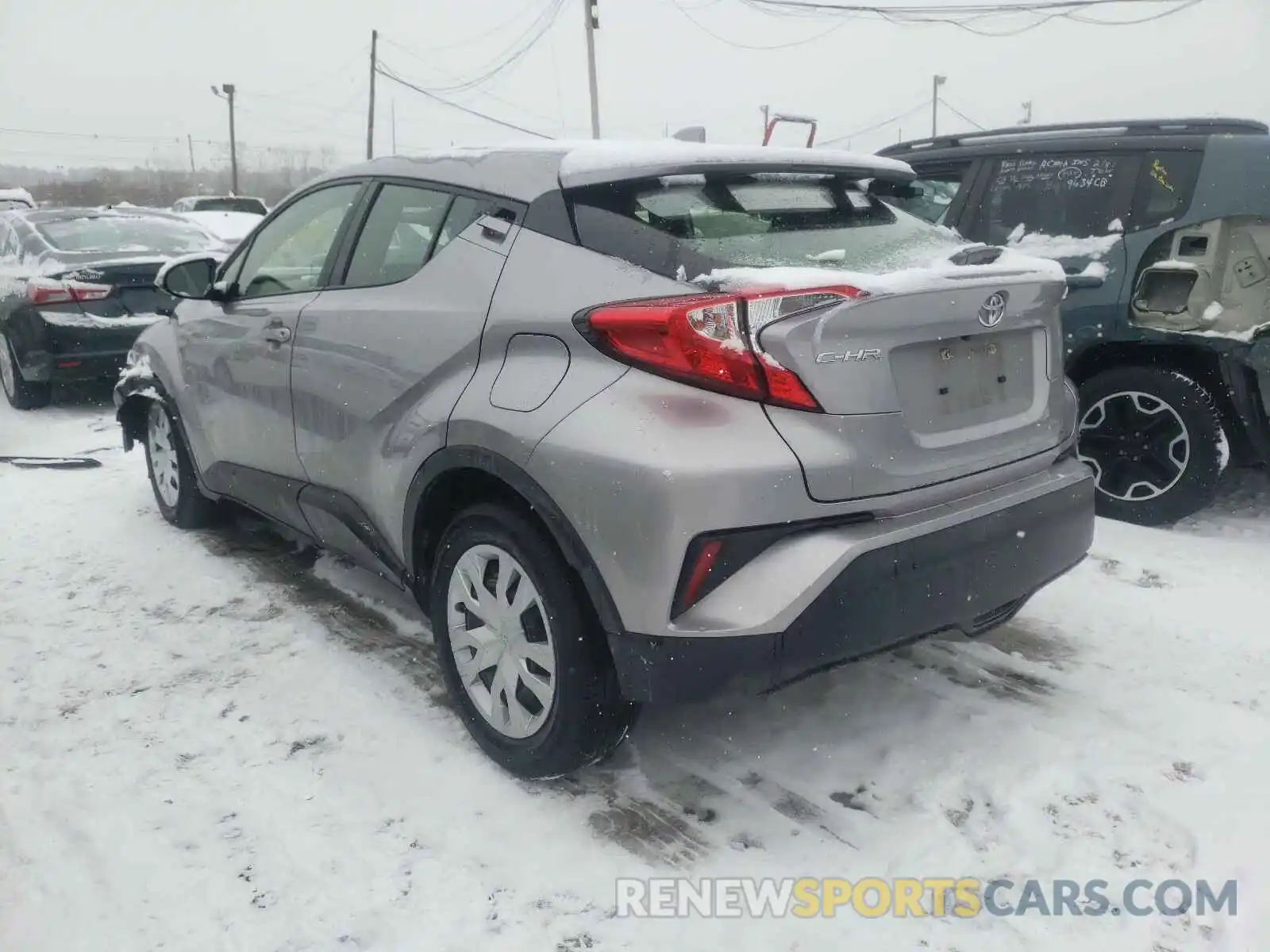 3 Photograph of a damaged car JTNKHMBX2K1033089 TOYOTA C-HR 2019