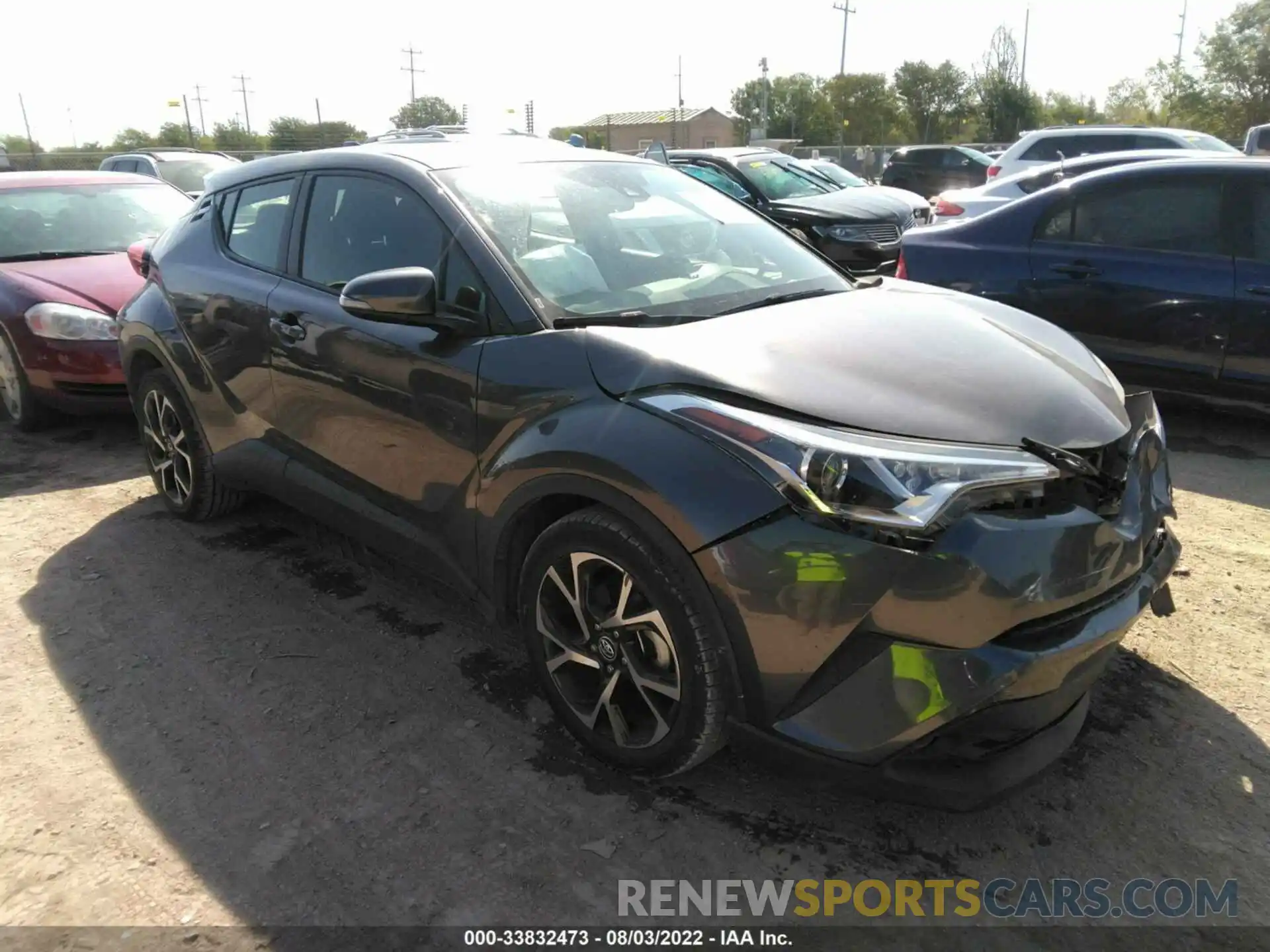 1 Photograph of a damaged car JTNKHMBX2K1033111 TOYOTA C-HR 2019