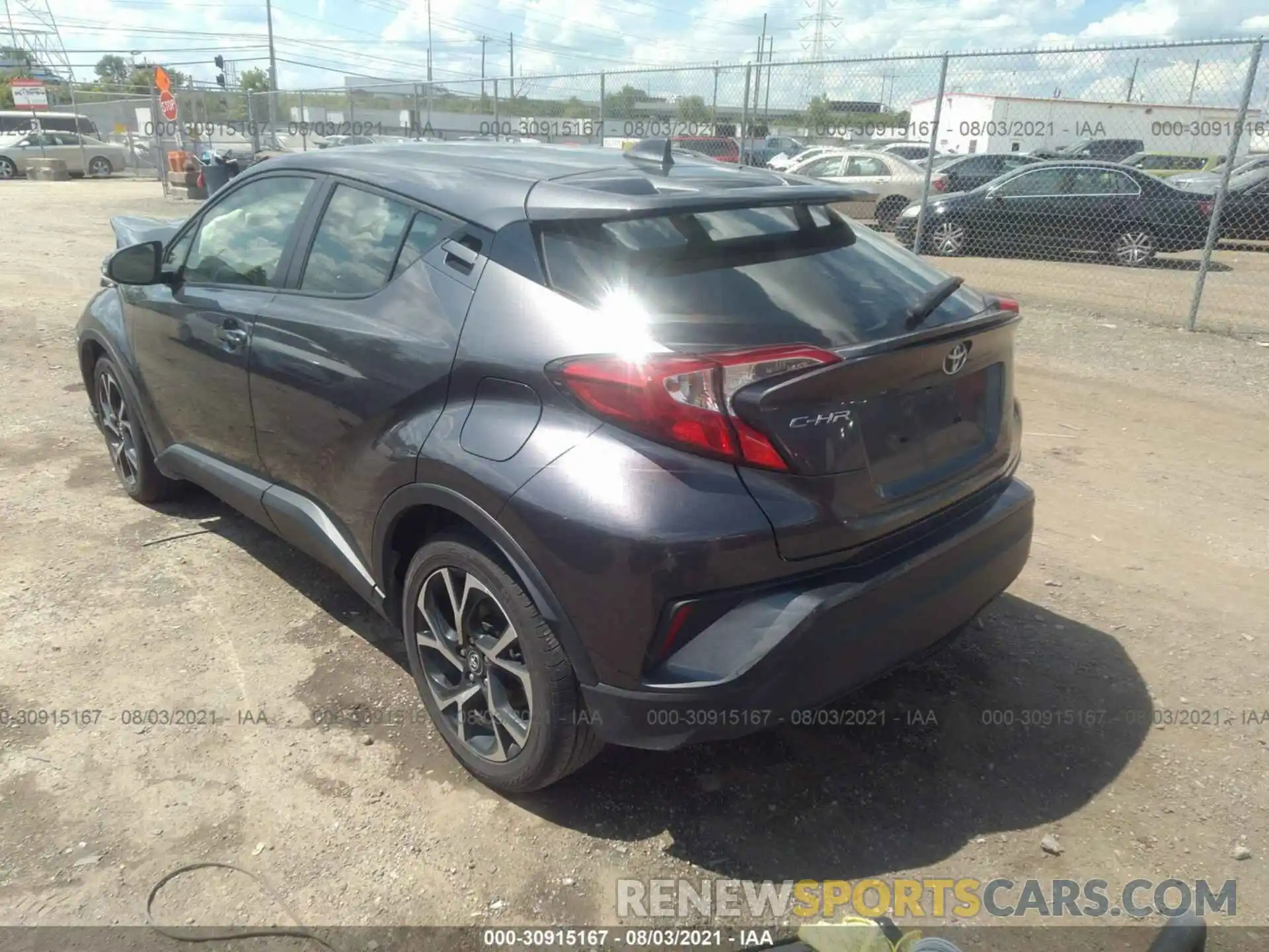 3 Photograph of a damaged car JTNKHMBX2K1033626 TOYOTA C-HR 2019