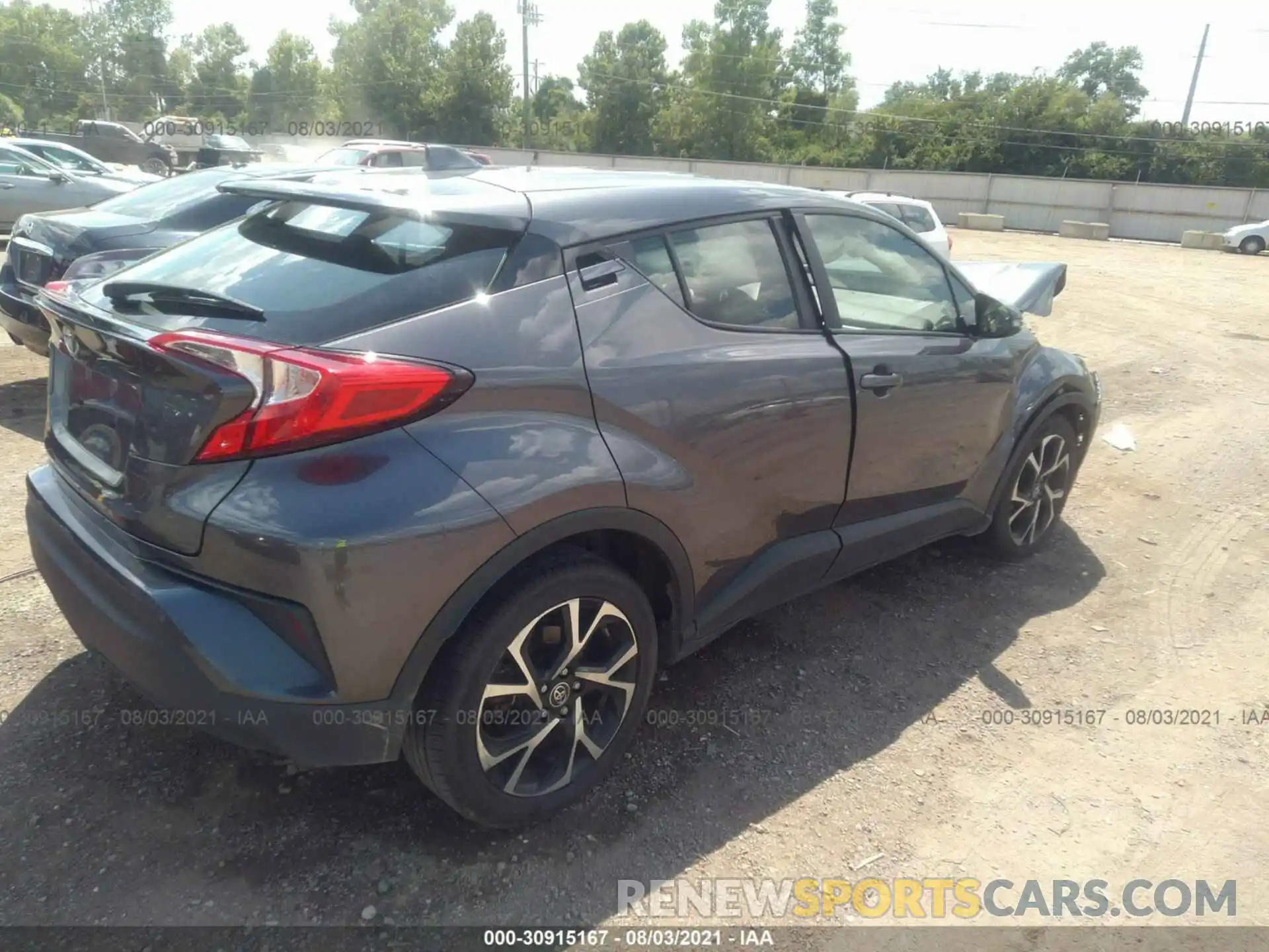 4 Photograph of a damaged car JTNKHMBX2K1033626 TOYOTA C-HR 2019