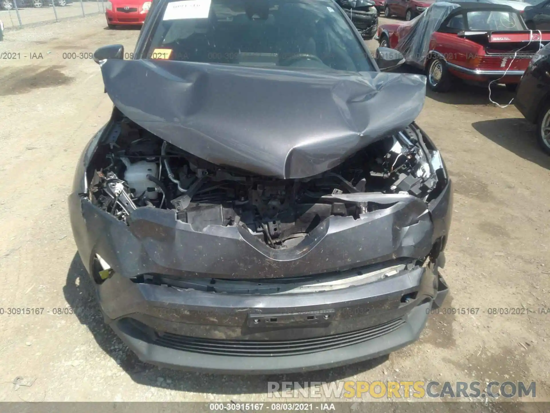 6 Photograph of a damaged car JTNKHMBX2K1033626 TOYOTA C-HR 2019