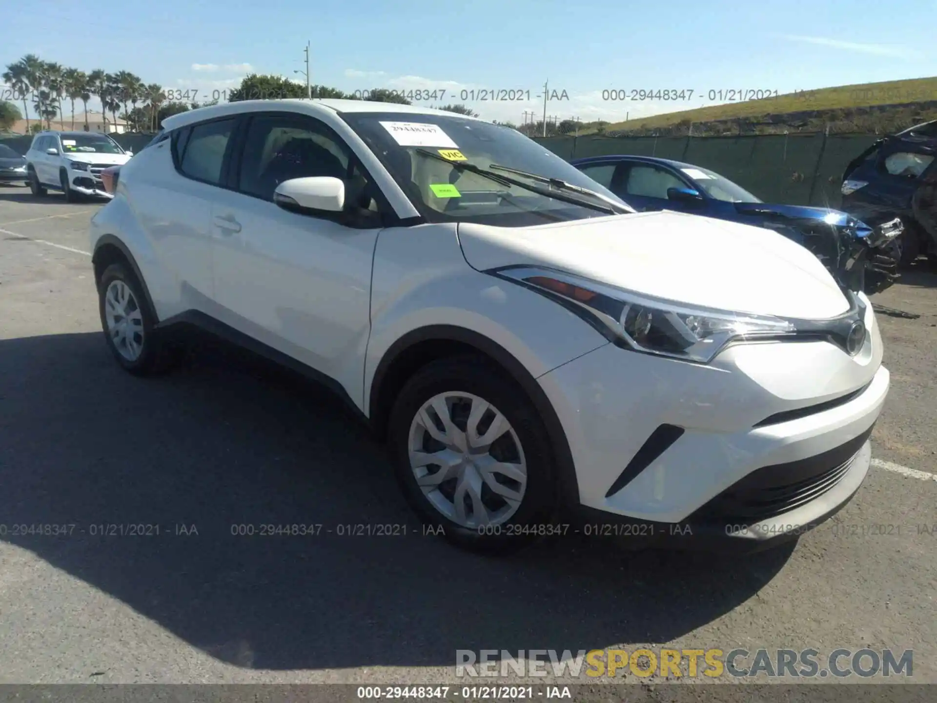 1 Photograph of a damaged car JTNKHMBX2K1034226 TOYOTA C-HR 2019