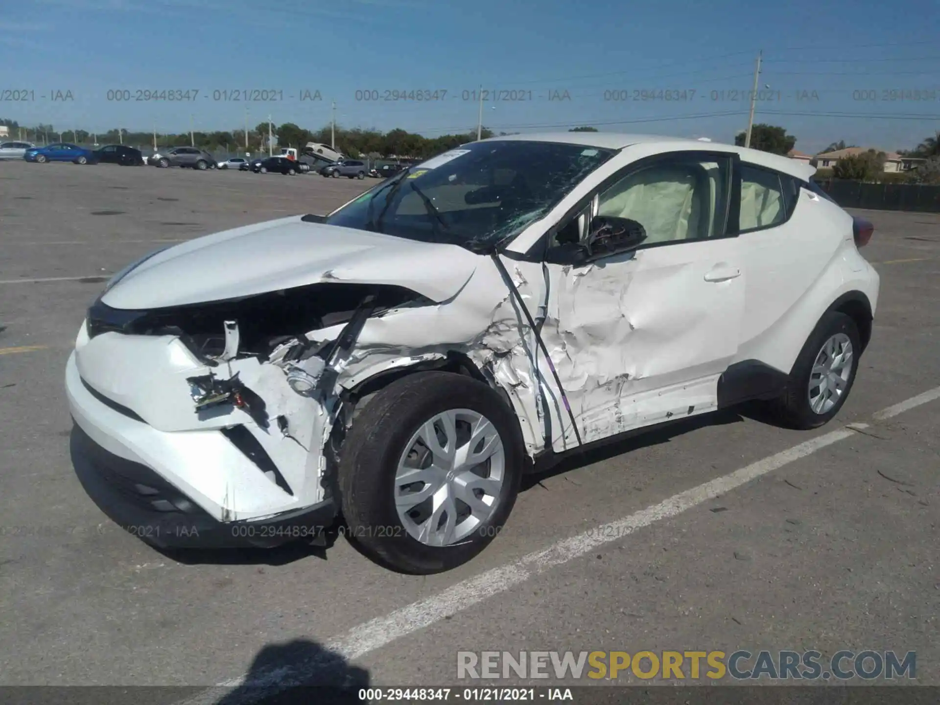 2 Photograph of a damaged car JTNKHMBX2K1034226 TOYOTA C-HR 2019