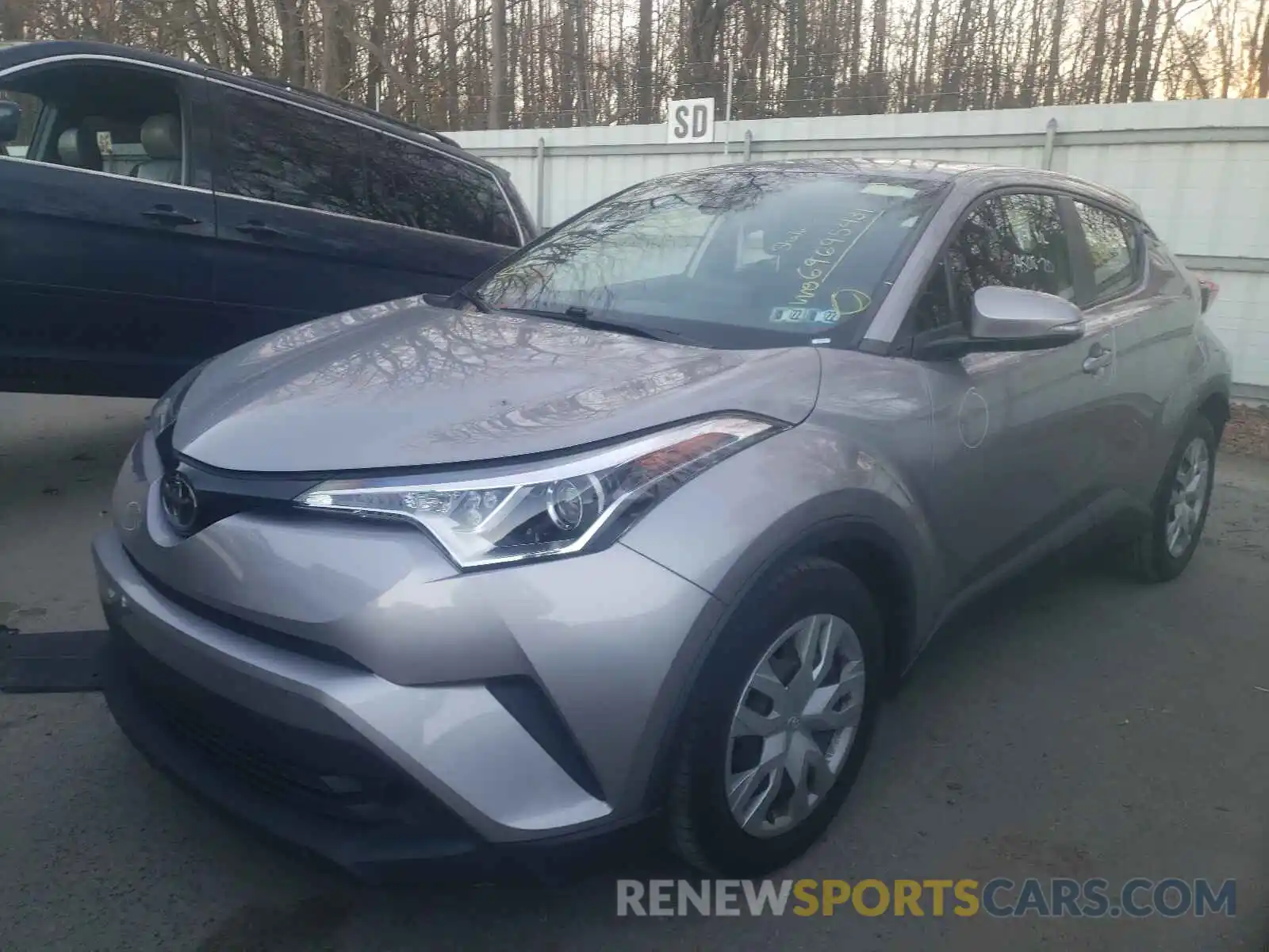 2 Photograph of a damaged car JTNKHMBX2K1035358 TOYOTA C-HR 2019