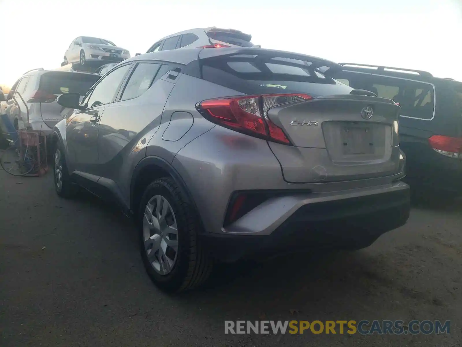 3 Photograph of a damaged car JTNKHMBX2K1035358 TOYOTA C-HR 2019