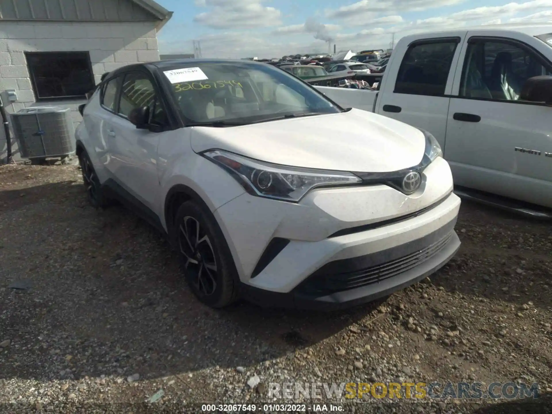 1 Photograph of a damaged car JTNKHMBX2K1035490 TOYOTA C-HR 2019