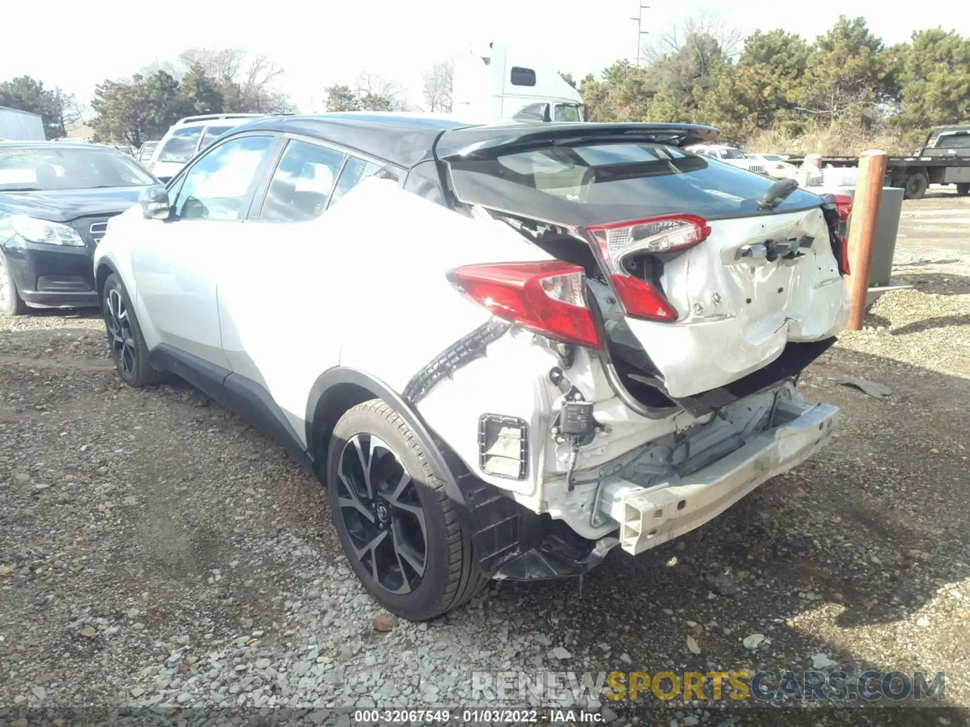 3 Photograph of a damaged car JTNKHMBX2K1035490 TOYOTA C-HR 2019