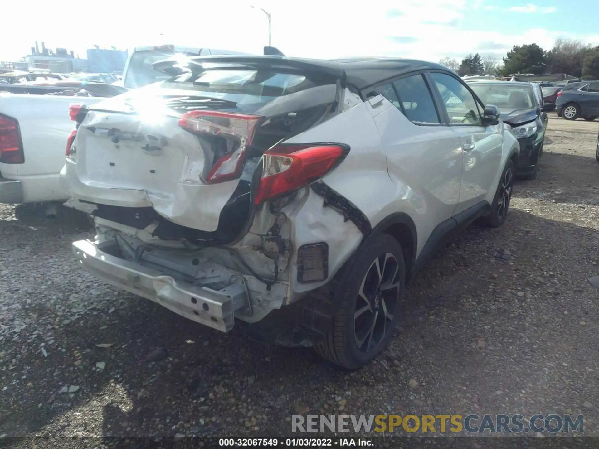 4 Photograph of a damaged car JTNKHMBX2K1035490 TOYOTA C-HR 2019