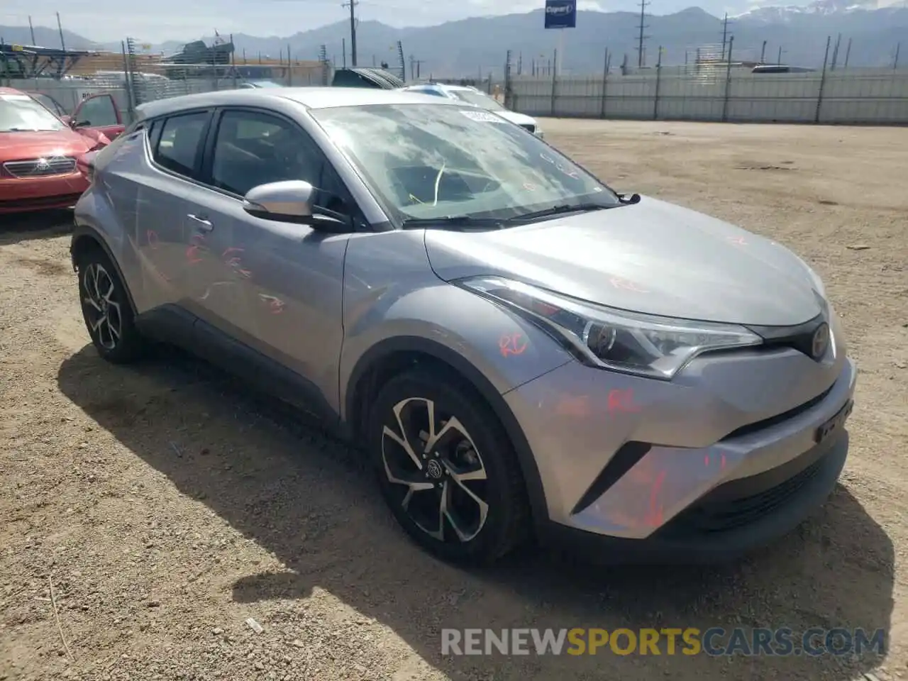 1 Photograph of a damaged car JTNKHMBX2K1035540 TOYOTA C-HR 2019