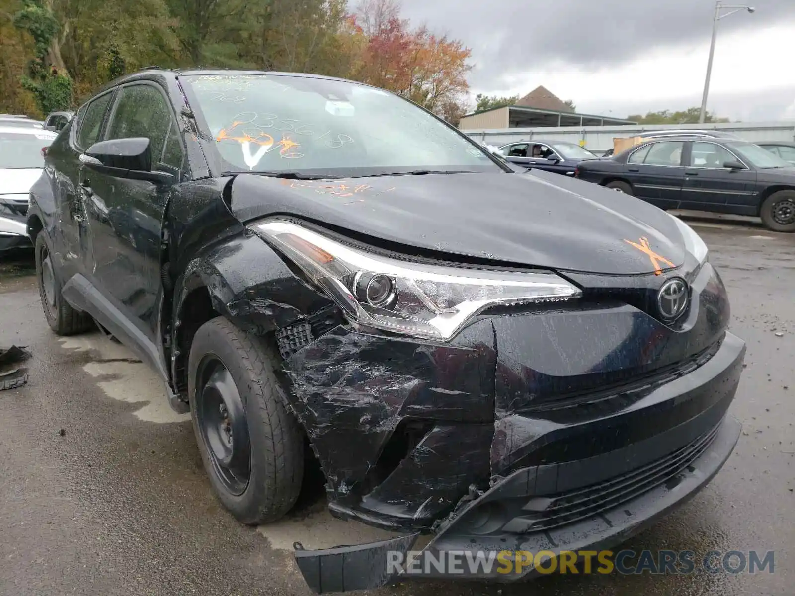 1 Photograph of a damaged car JTNKHMBX2K1035618 TOYOTA C-HR 2019