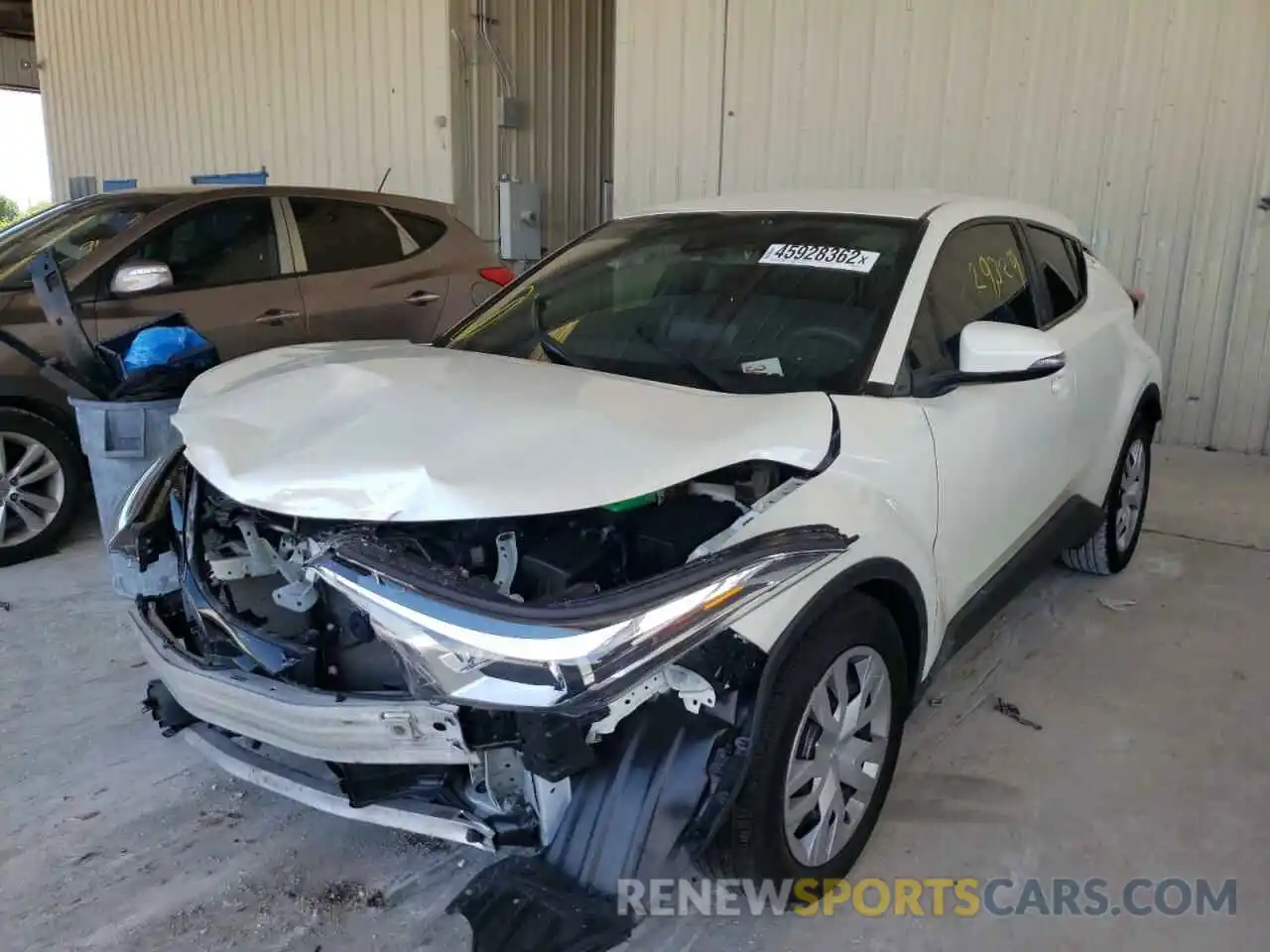 2 Photograph of a damaged car JTNKHMBX2K1035814 TOYOTA C-HR 2019