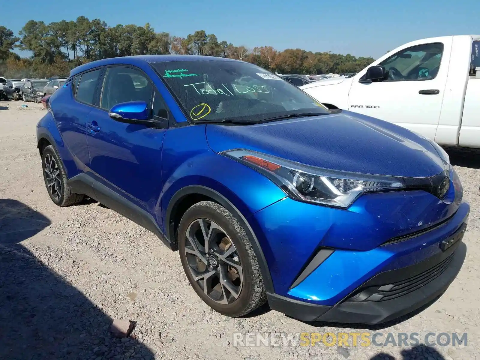 1 Photograph of a damaged car JTNKHMBX2K1036543 TOYOTA C-HR 2019