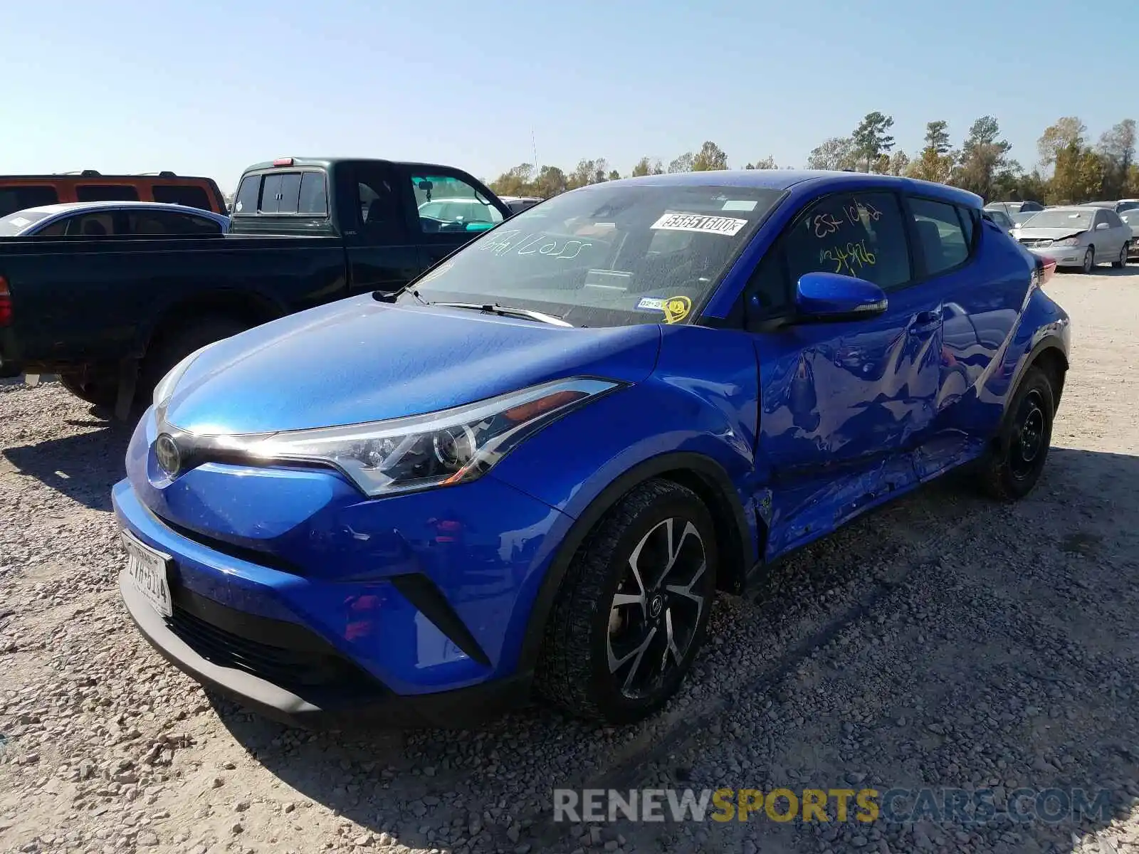 2 Photograph of a damaged car JTNKHMBX2K1036543 TOYOTA C-HR 2019