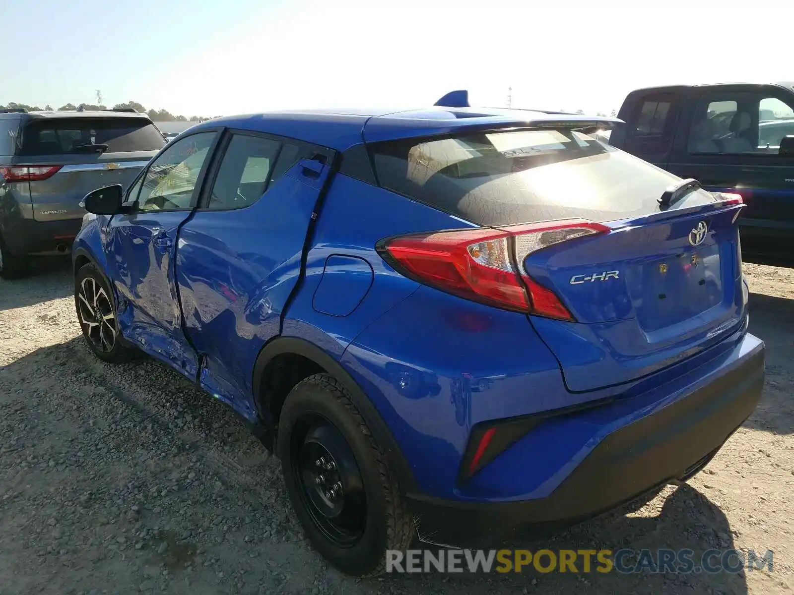 3 Photograph of a damaged car JTNKHMBX2K1036543 TOYOTA C-HR 2019