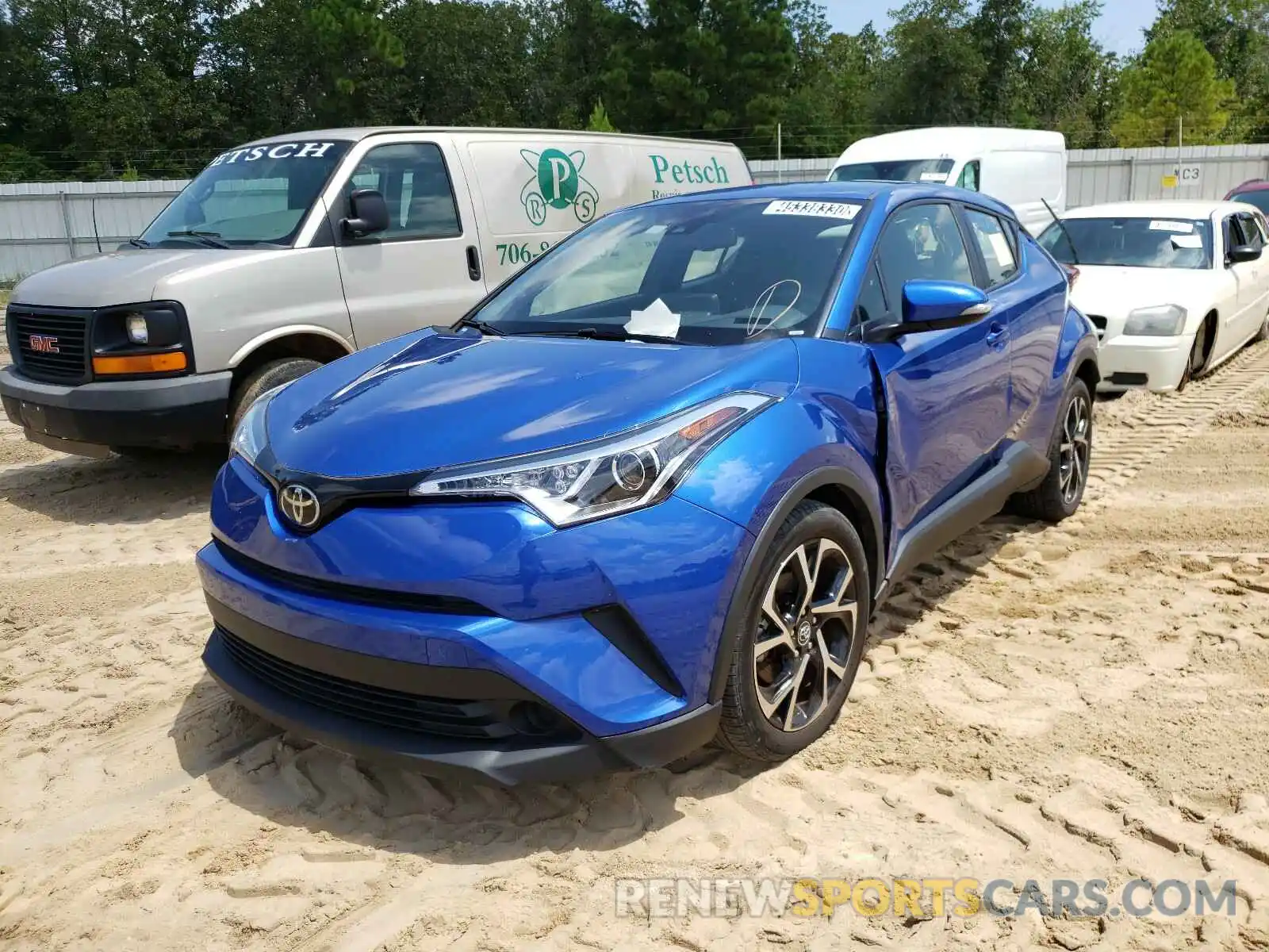 2 Photograph of a damaged car JTNKHMBX2K1036624 TOYOTA C-HR 2019