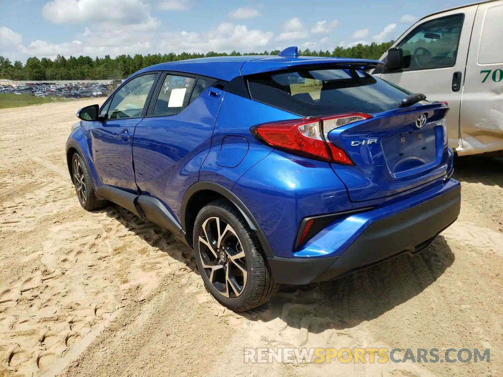 3 Photograph of a damaged car JTNKHMBX2K1036624 TOYOTA C-HR 2019