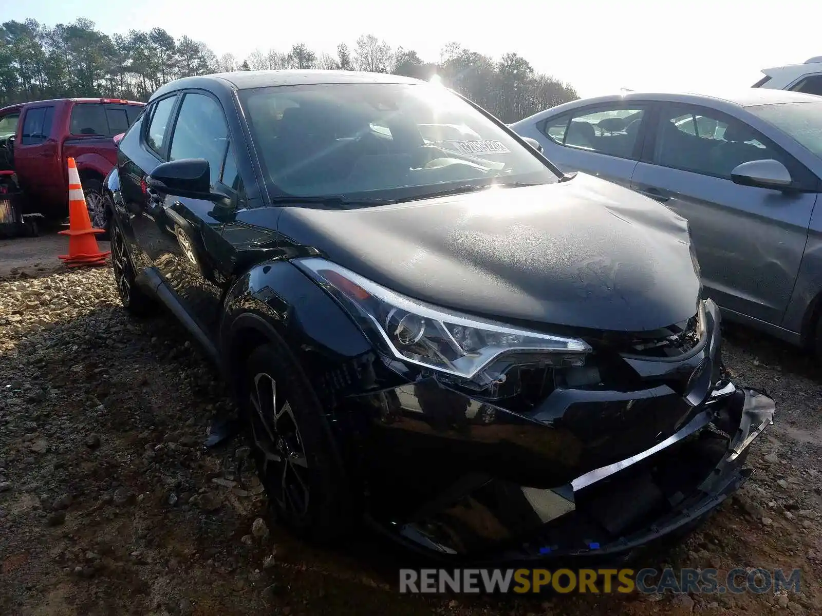 1 Photograph of a damaged car JTNKHMBX2K1037143 TOYOTA C-HR 2019