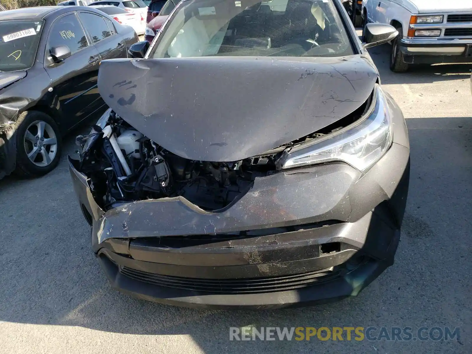 7 Photograph of a damaged car JTNKHMBX2K1037188 TOYOTA C-HR 2019