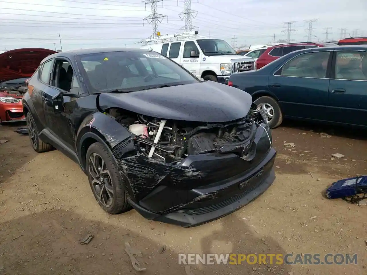 4 Photograph of a damaged car JTNKHMBX2K1037417 TOYOTA C-HR 2019