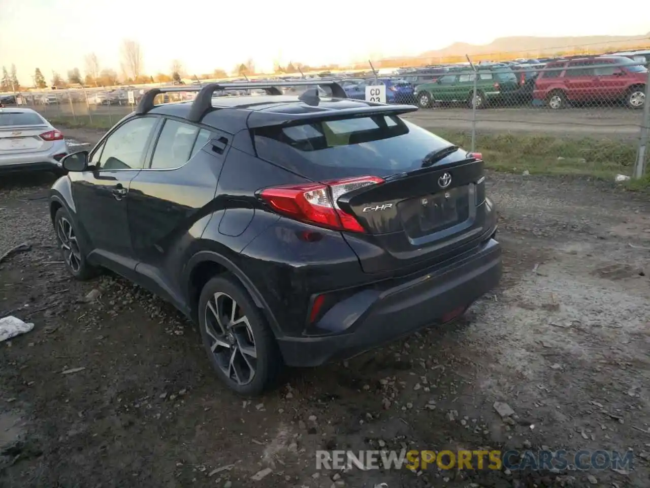 3 Photograph of a damaged car JTNKHMBX2K1040060 TOYOTA C-HR 2019