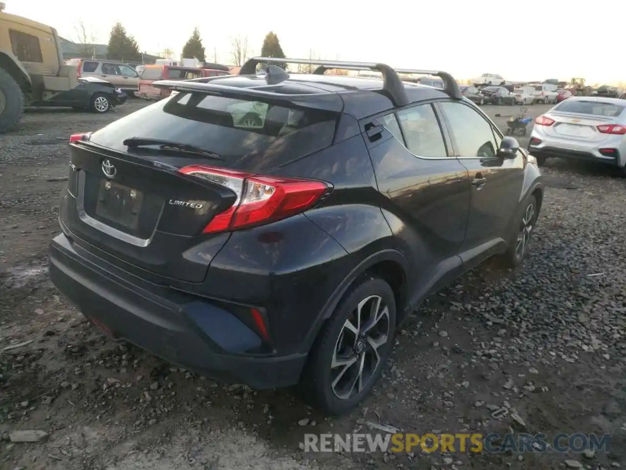 4 Photograph of a damaged car JTNKHMBX2K1040060 TOYOTA C-HR 2019