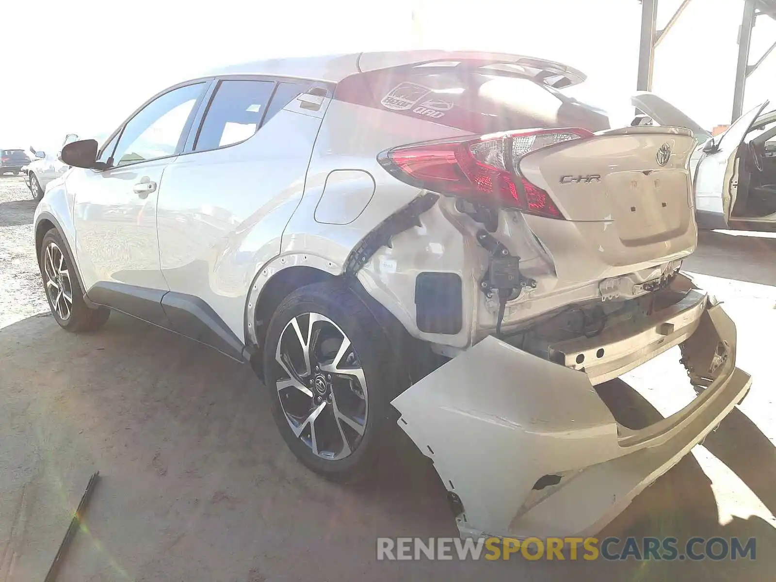 3 Photograph of a damaged car JTNKHMBX2K1040589 TOYOTA C-HR 2019