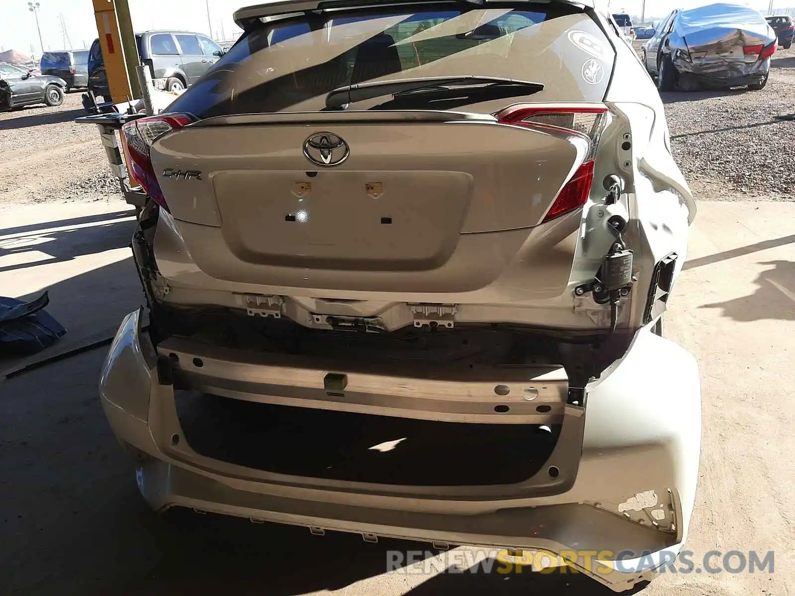 9 Photograph of a damaged car JTNKHMBX2K1040589 TOYOTA C-HR 2019