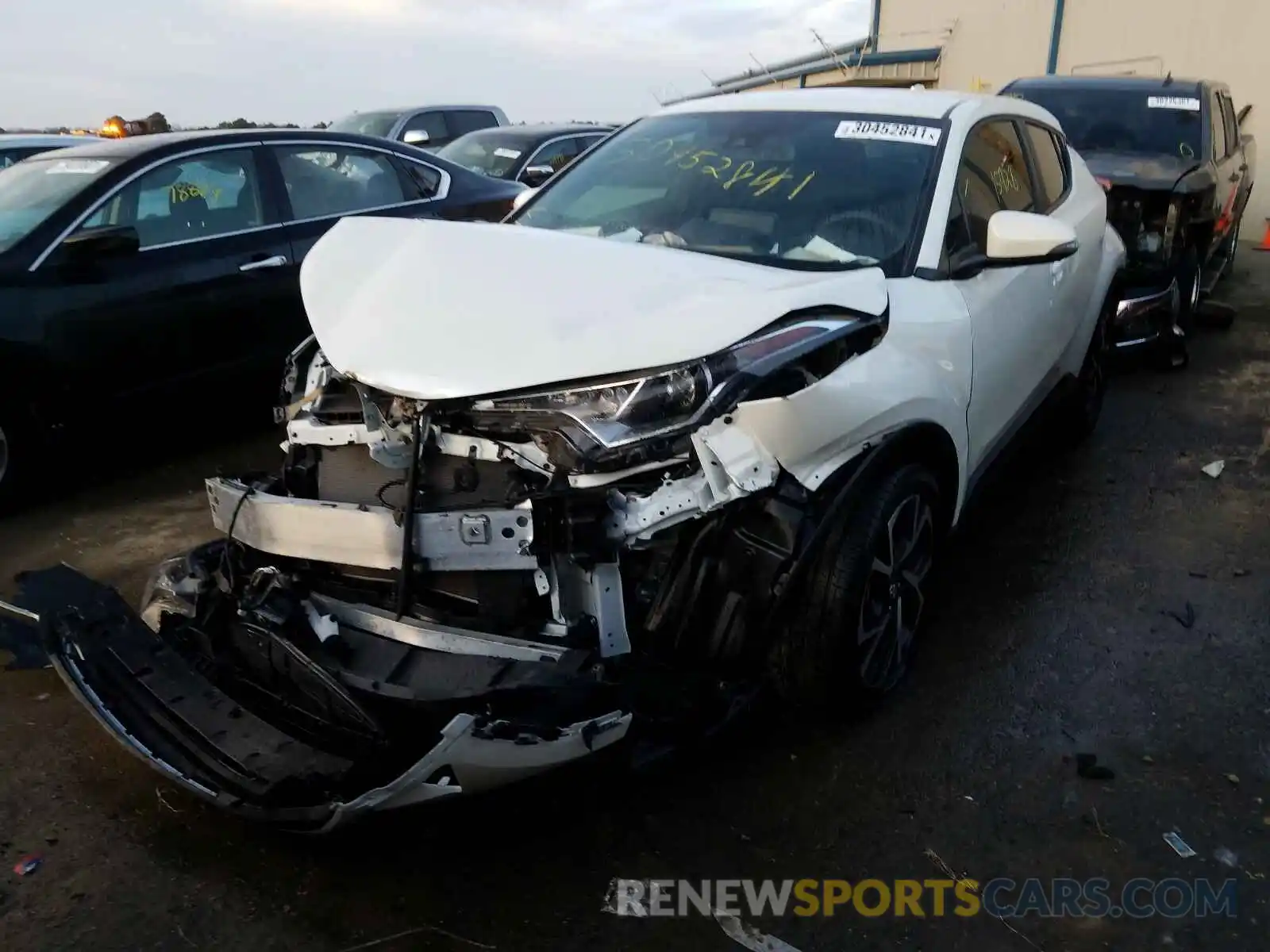 2 Photograph of a damaged car JTNKHMBX2K1040902 TOYOTA C-HR 2019