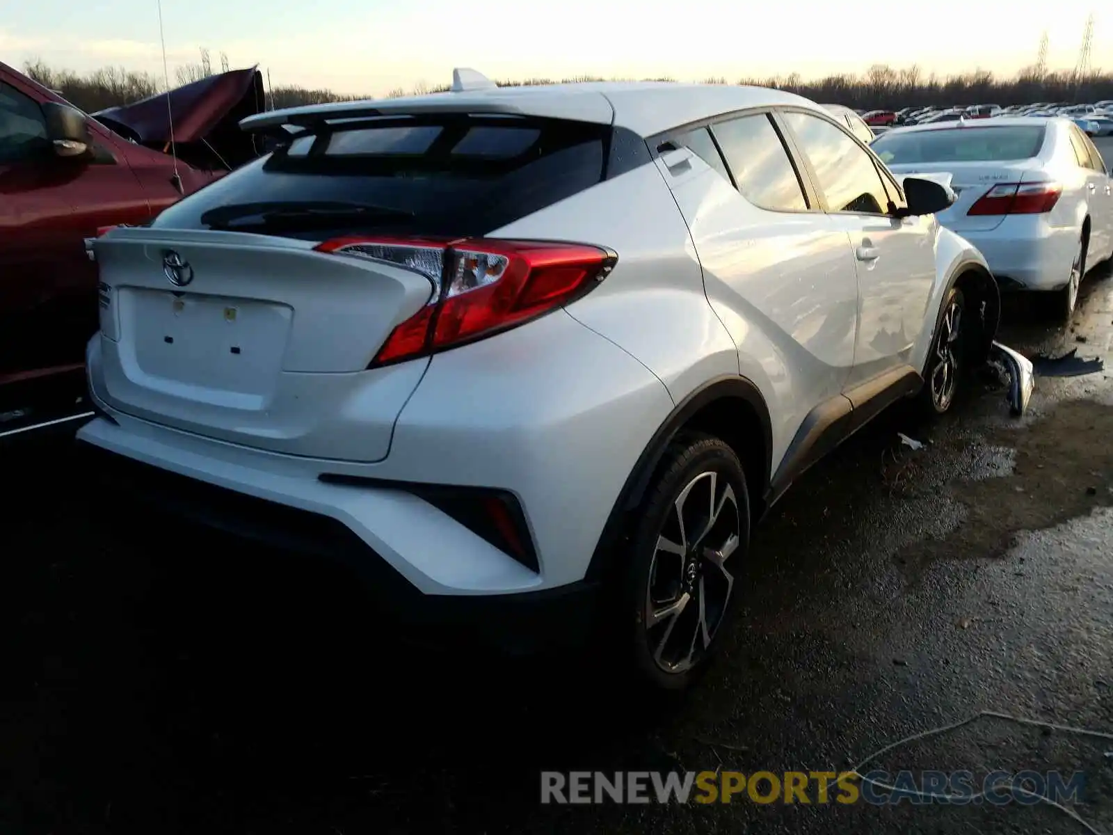 4 Photograph of a damaged car JTNKHMBX2K1040902 TOYOTA C-HR 2019