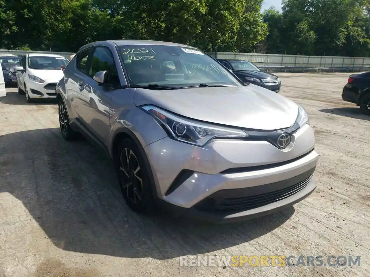 1 Photograph of a damaged car JTNKHMBX2K1042021 TOYOTA C-HR 2019