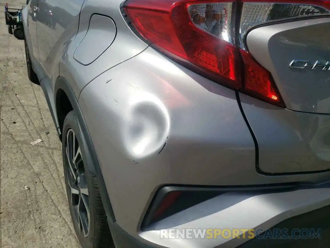 9 Photograph of a damaged car JTNKHMBX2K1042021 TOYOTA C-HR 2019