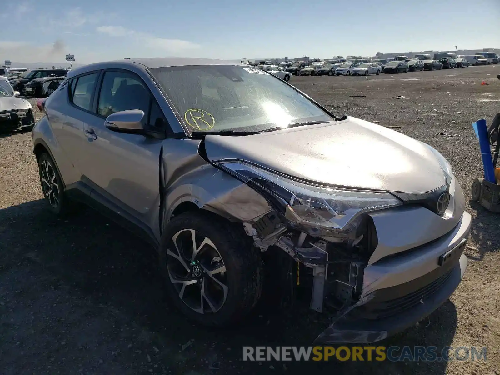 1 Photograph of a damaged car JTNKHMBX2K1042083 TOYOTA C-HR 2019