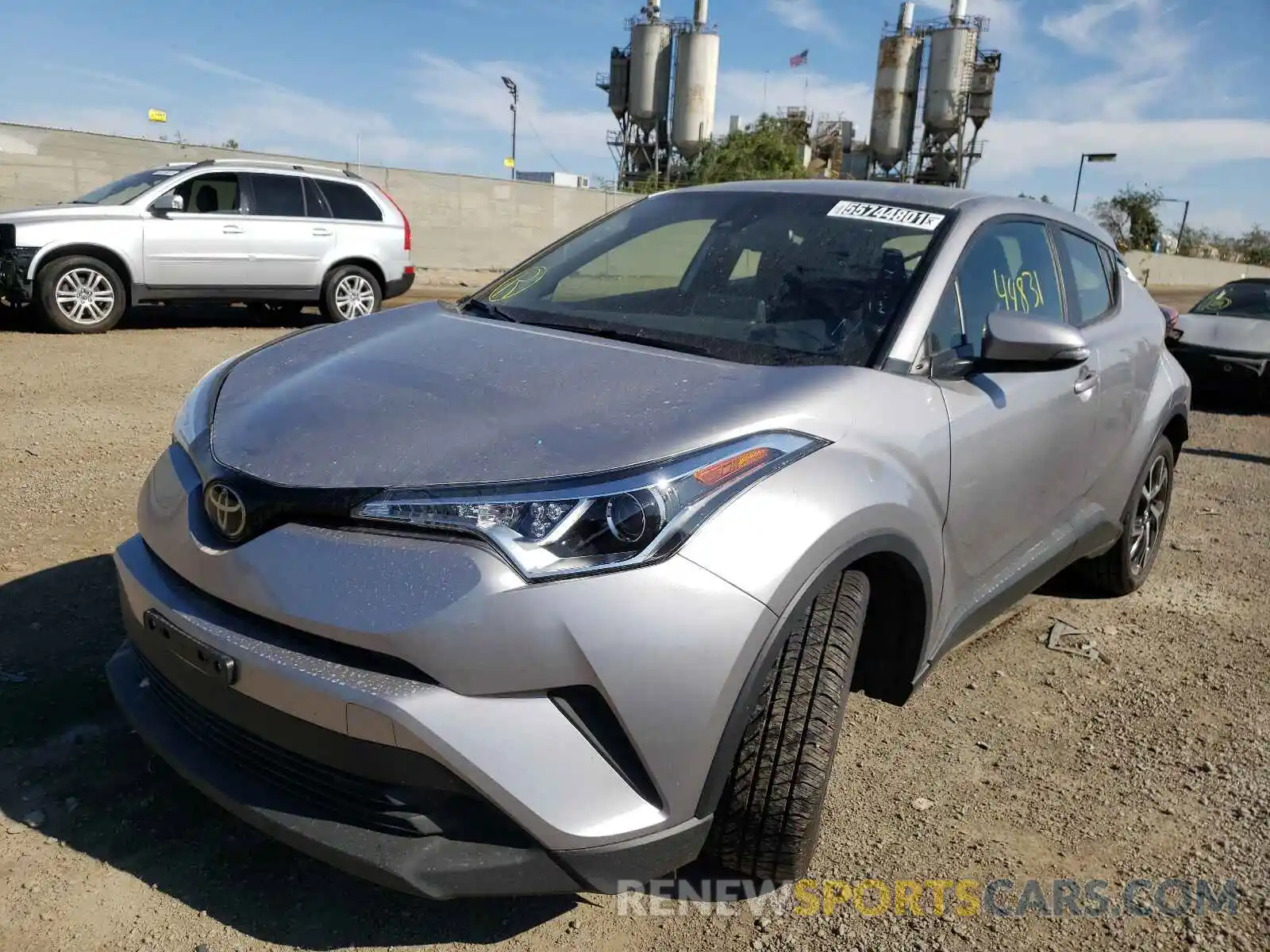 2 Photograph of a damaged car JTNKHMBX2K1042083 TOYOTA C-HR 2019