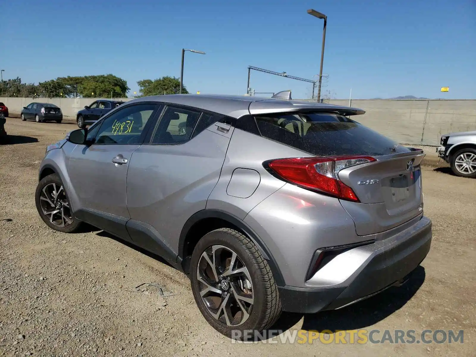 3 Photograph of a damaged car JTNKHMBX2K1042083 TOYOTA C-HR 2019