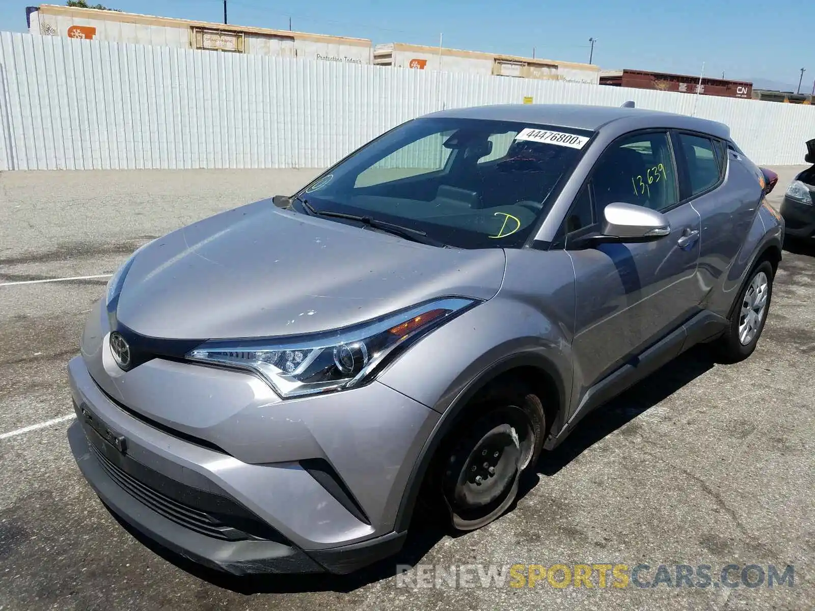 2 Photograph of a damaged car JTNKHMBX2K1042486 TOYOTA C-HR 2019