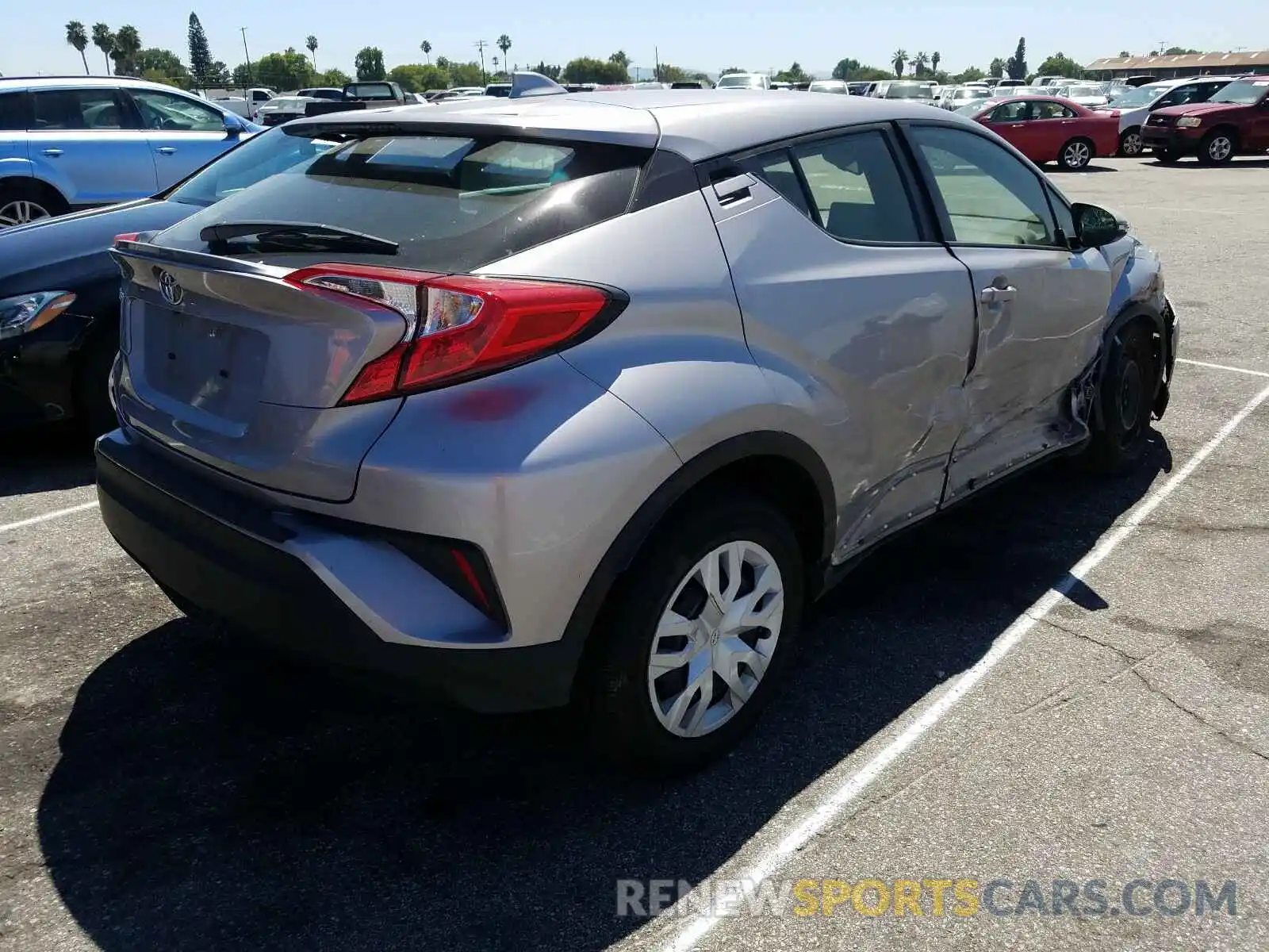 4 Photograph of a damaged car JTNKHMBX2K1042486 TOYOTA C-HR 2019