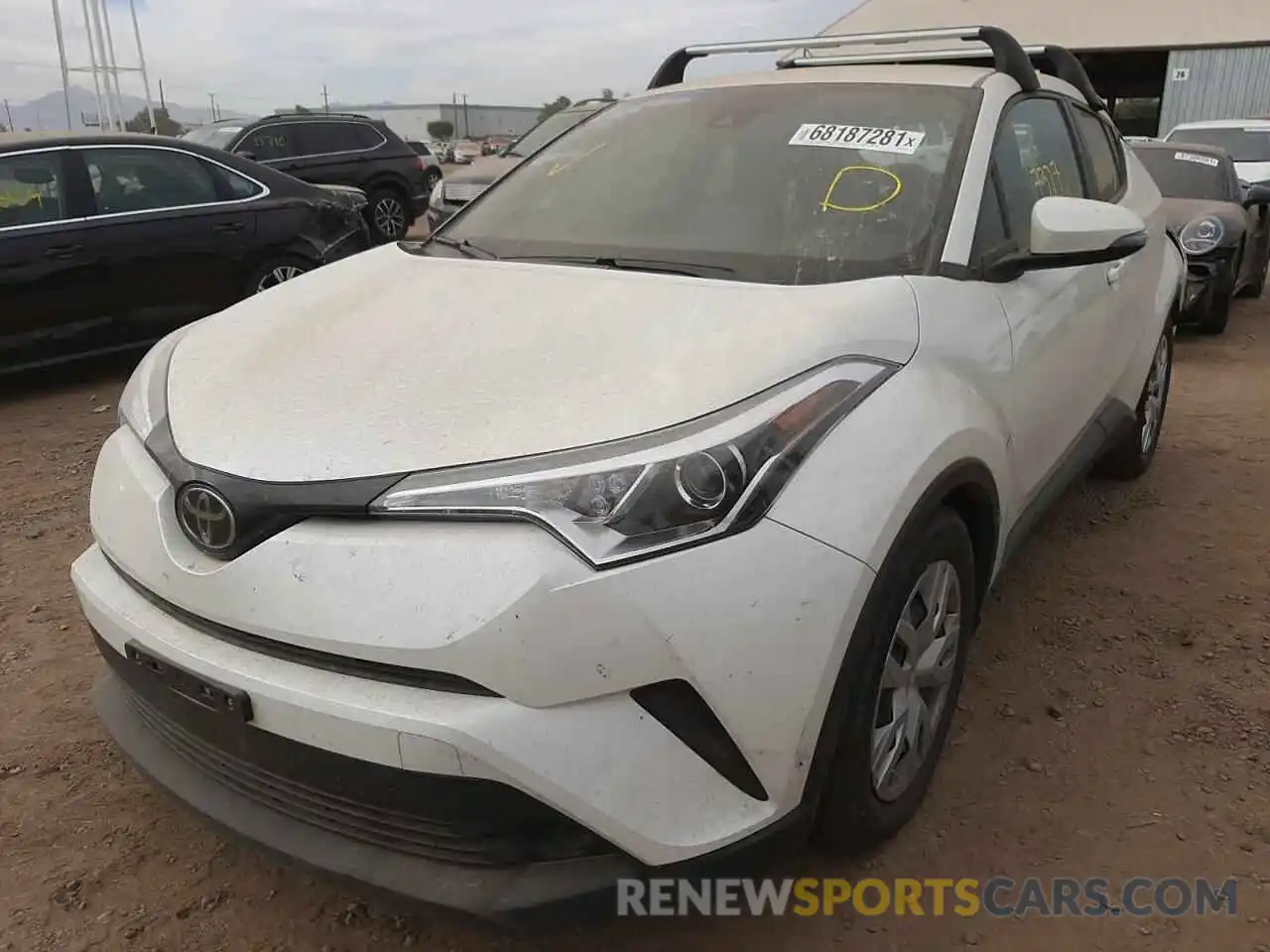 2 Photograph of a damaged car JTNKHMBX2K1042780 TOYOTA C-HR 2019